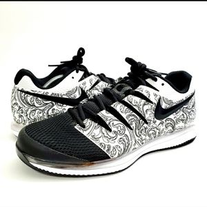 Nike Air Zoom Vapor X HC Black & White Federer Baroque